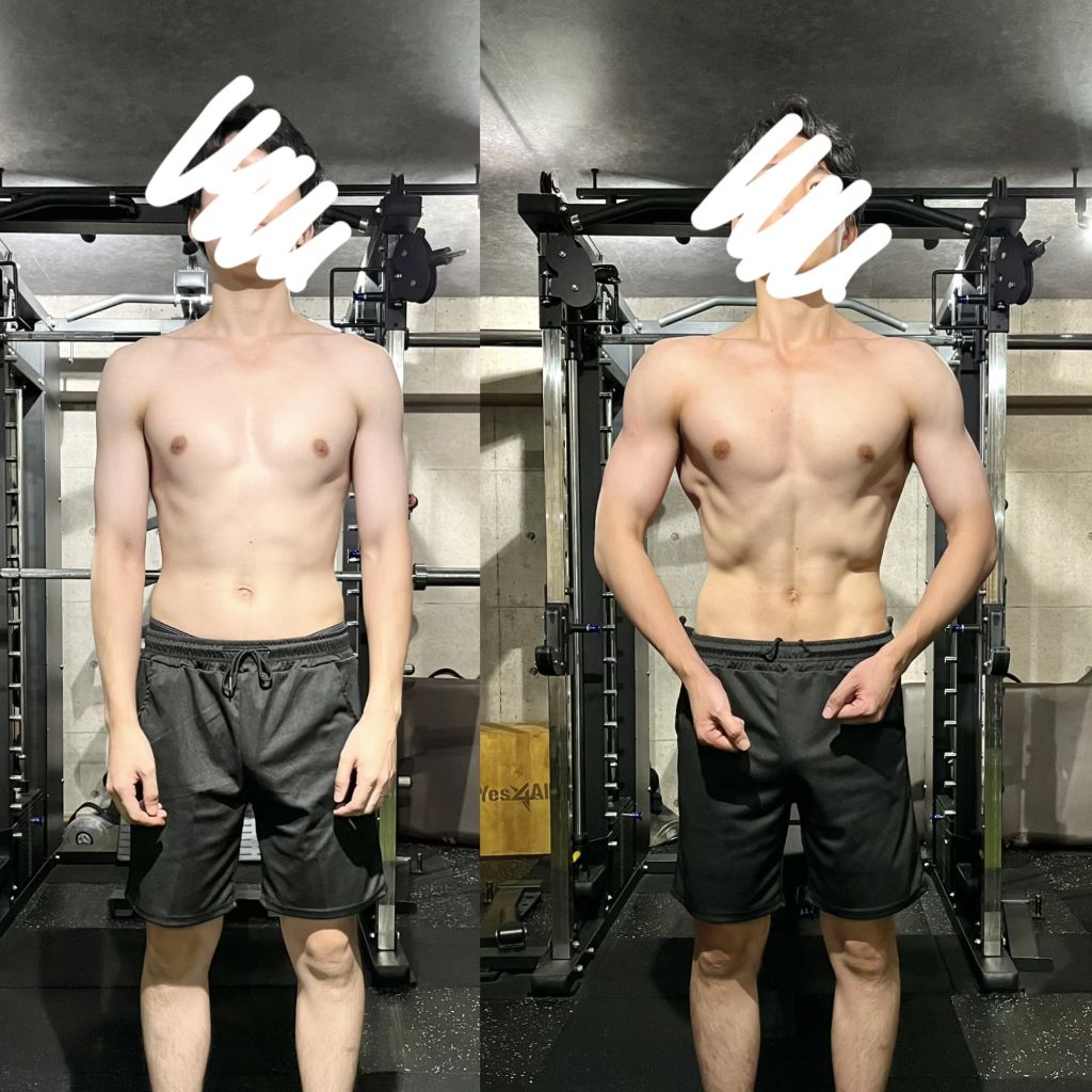 4ヶ月で腹筋が割れた